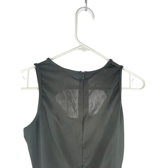 Black Neon Green One-Piece Open Bust Athletic One-Piece Women's - Picture 7 of 9